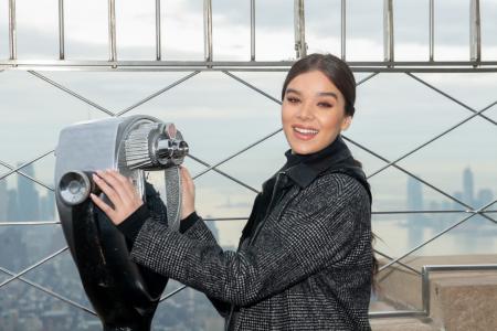 Hailee Steinfeld visits the Empire State Building