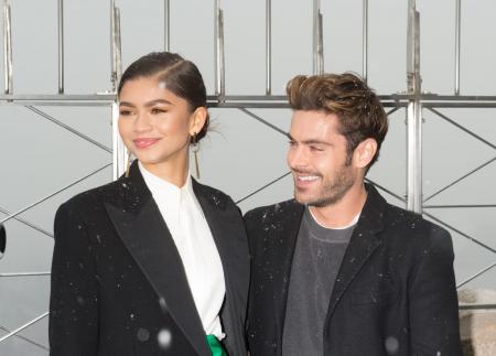 Zac Efron and Zendaya visit the Empire State Building