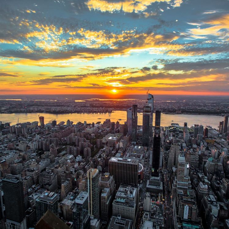 Sunrise from 86