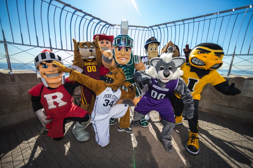 Big 10 Mascots | Empire State Building