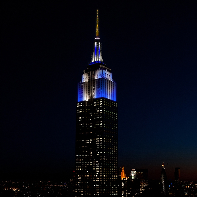 Tower Lights Empire State Building