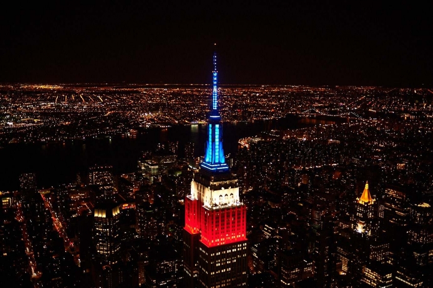 Tower Lights Empire State Building