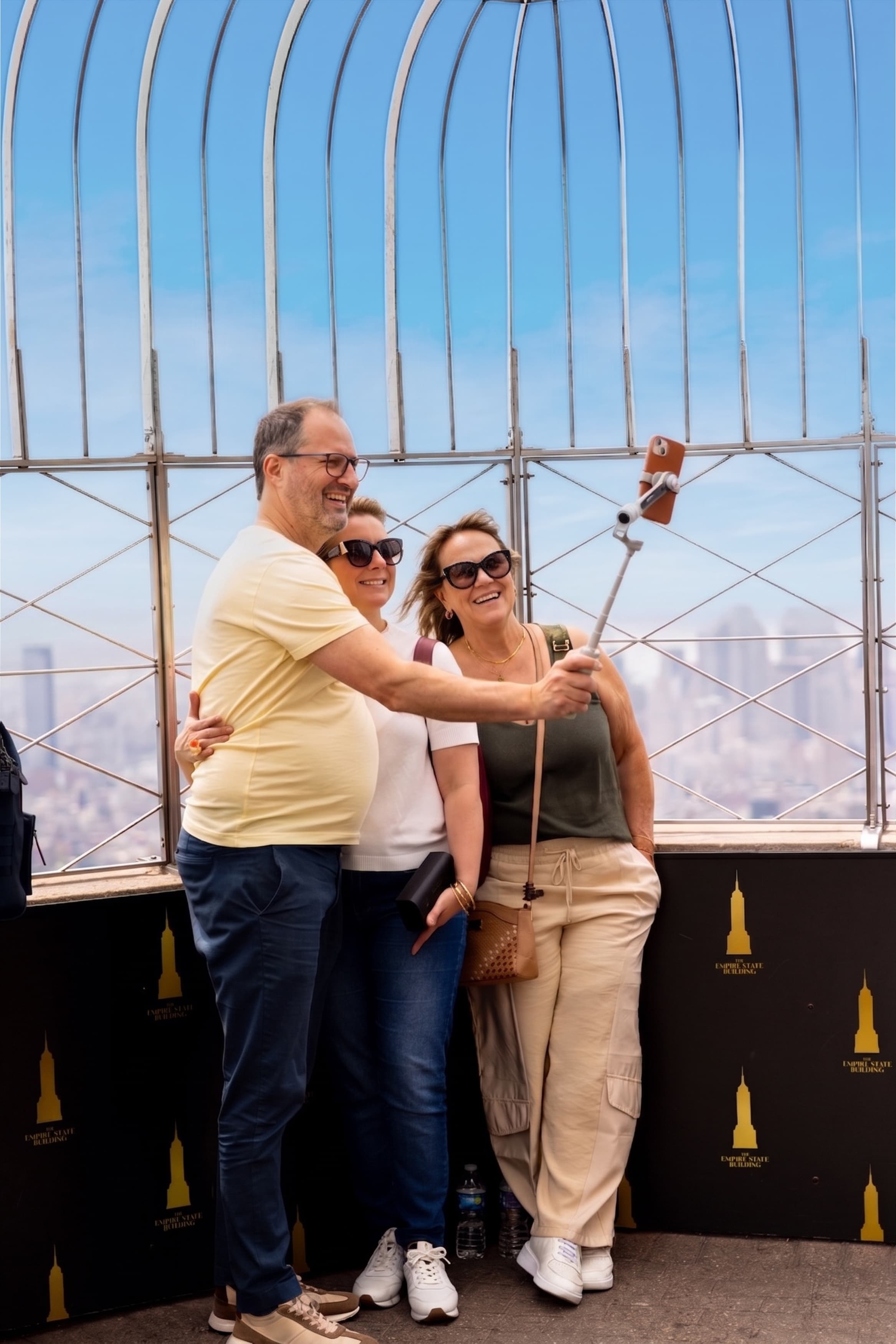 Family taking selfie on 86th Floor Observation Deck