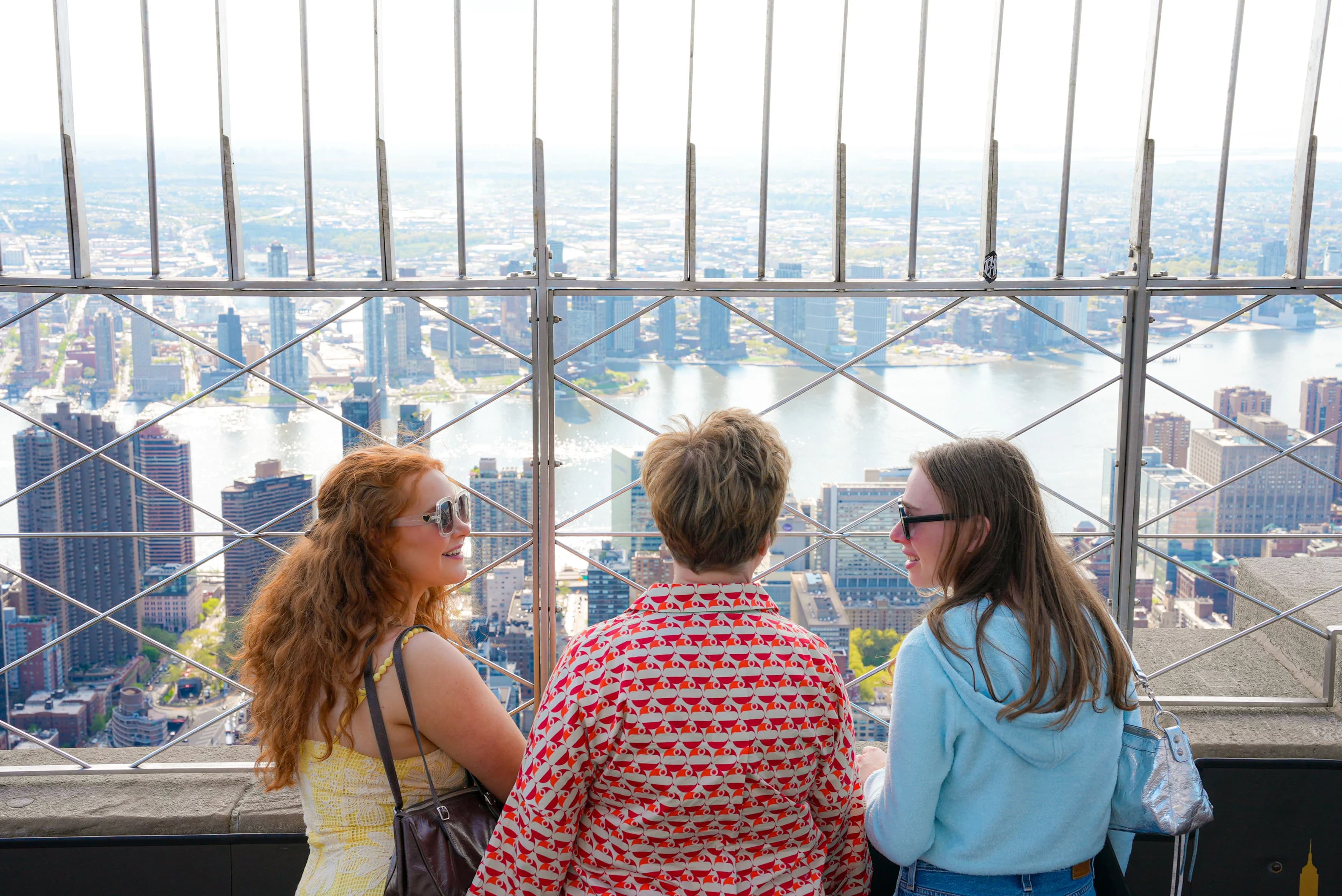 People on the 86th Floor Observation Deck