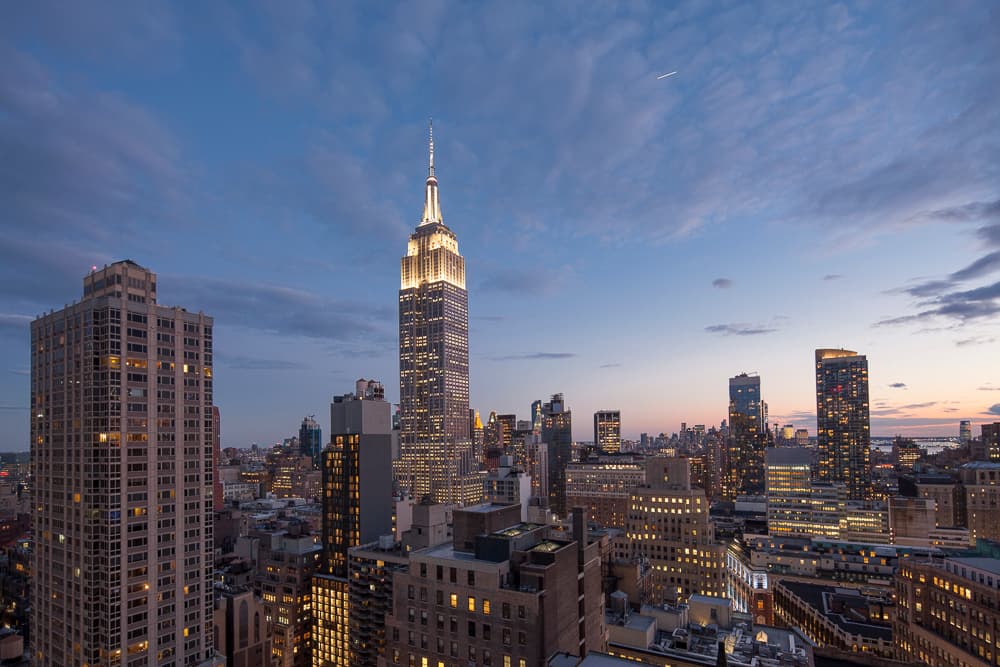 ESB at dusk