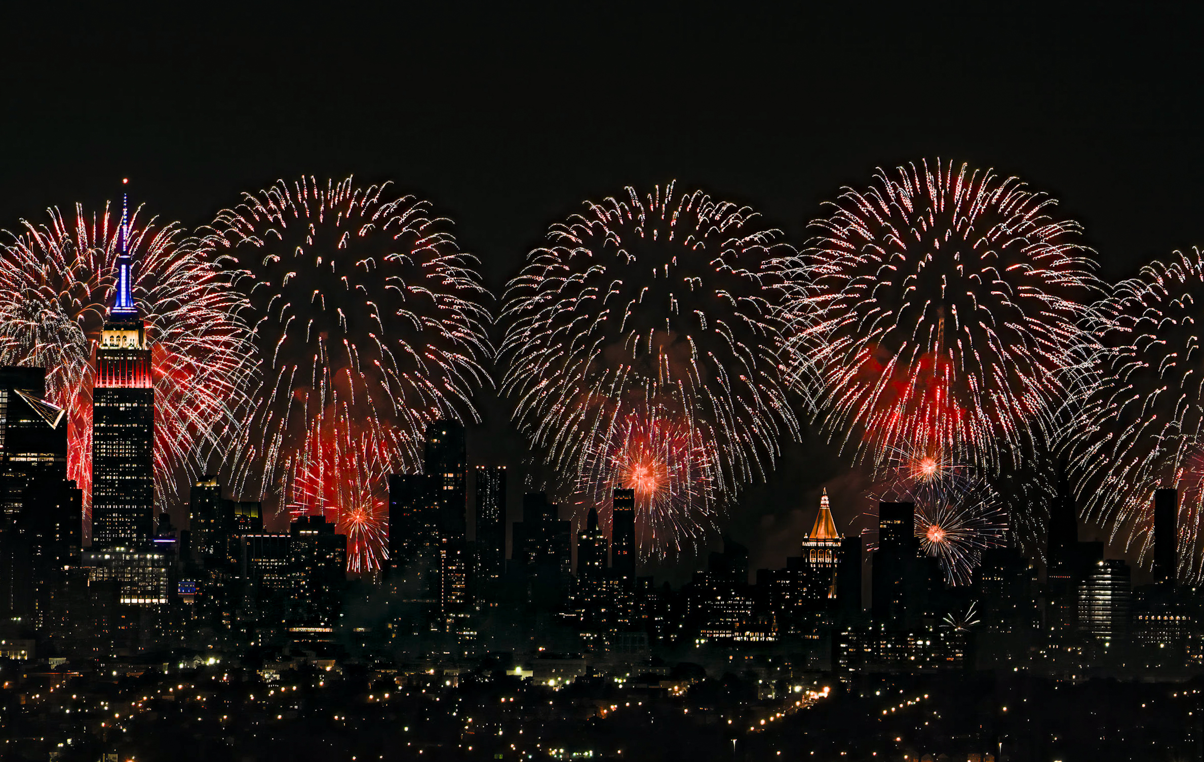 The Empire State Building July 4th