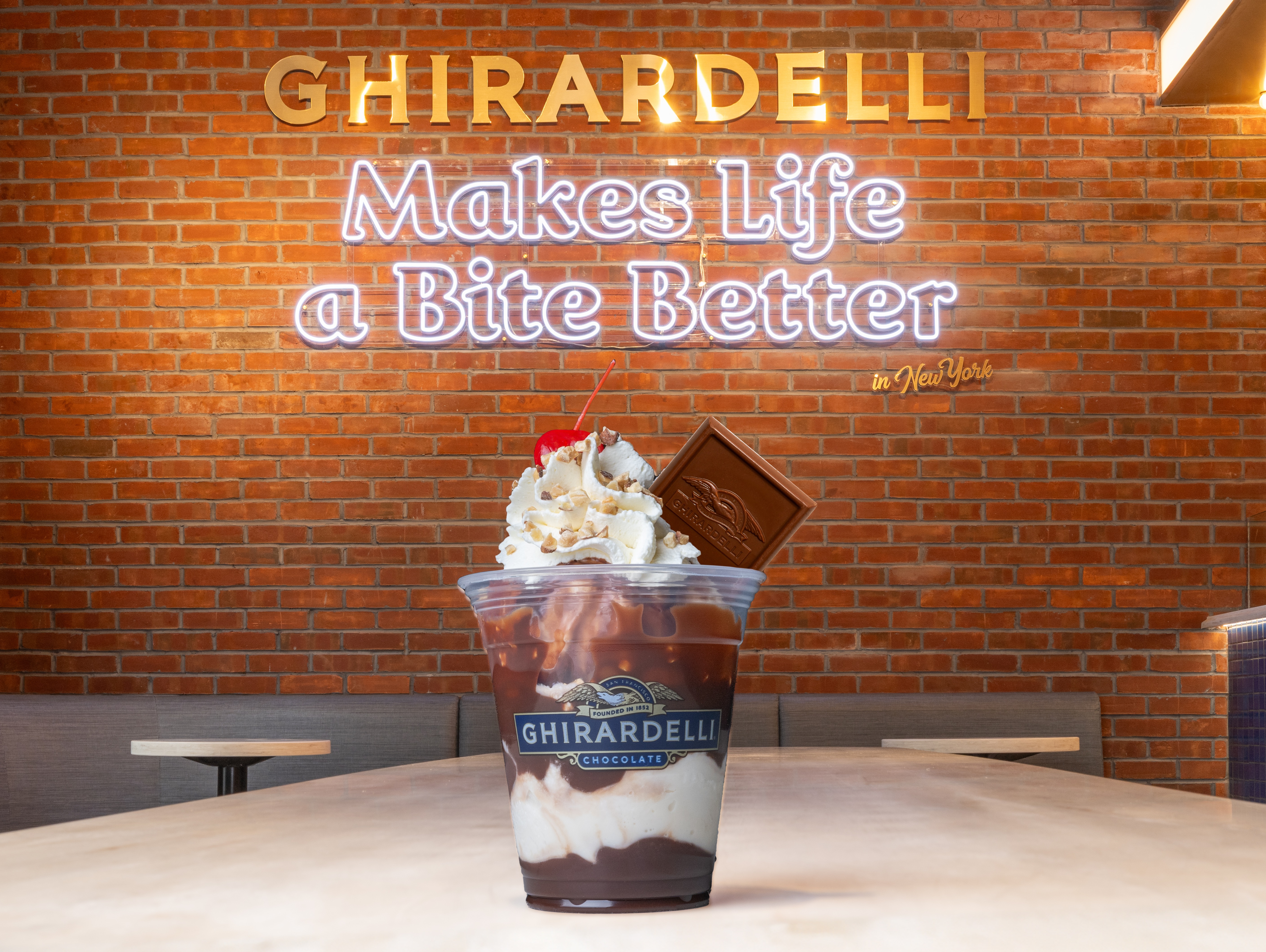 Ghirardelli logo at ESB