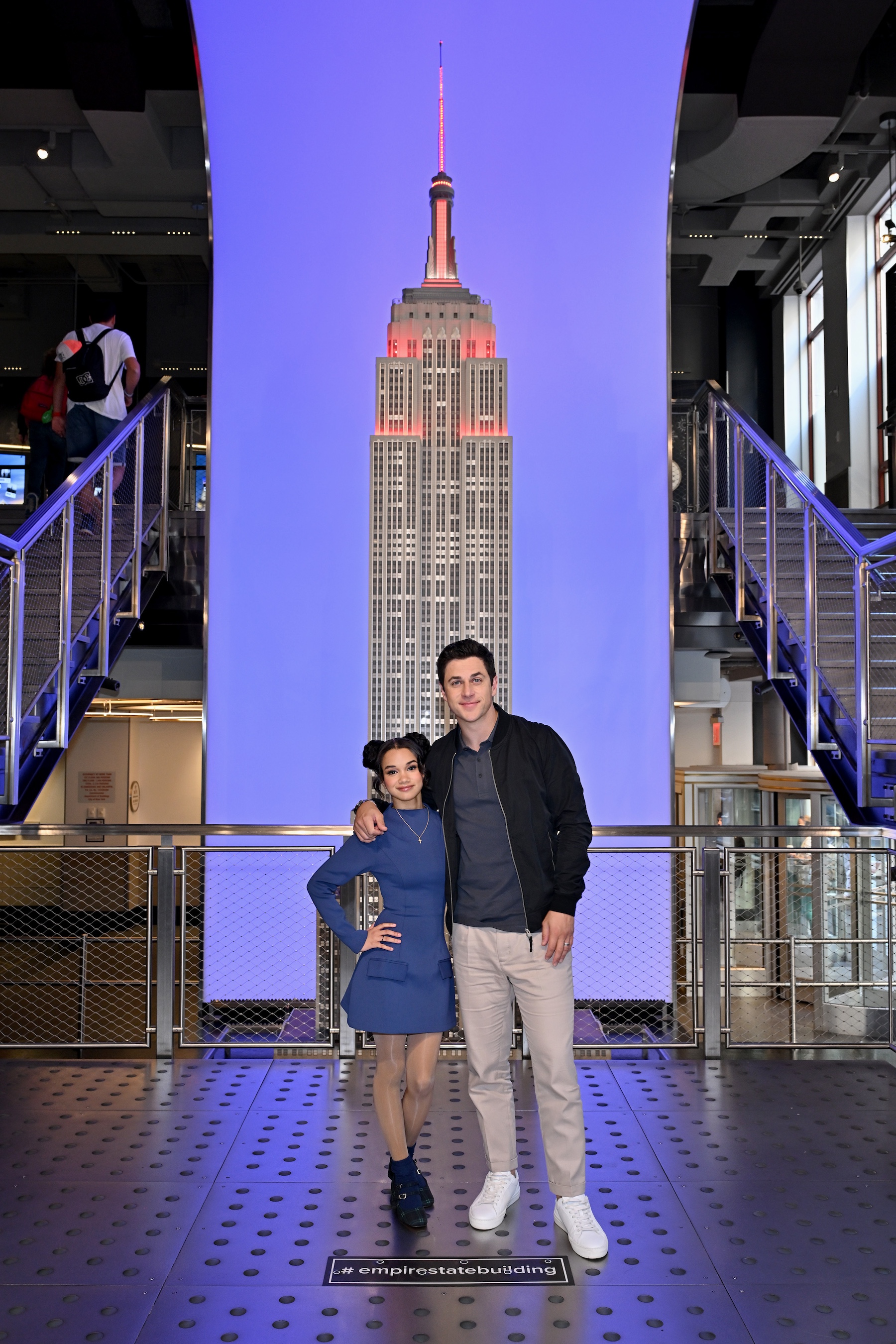 David Henrie und Janice LeAnn Brown | Empire State Building