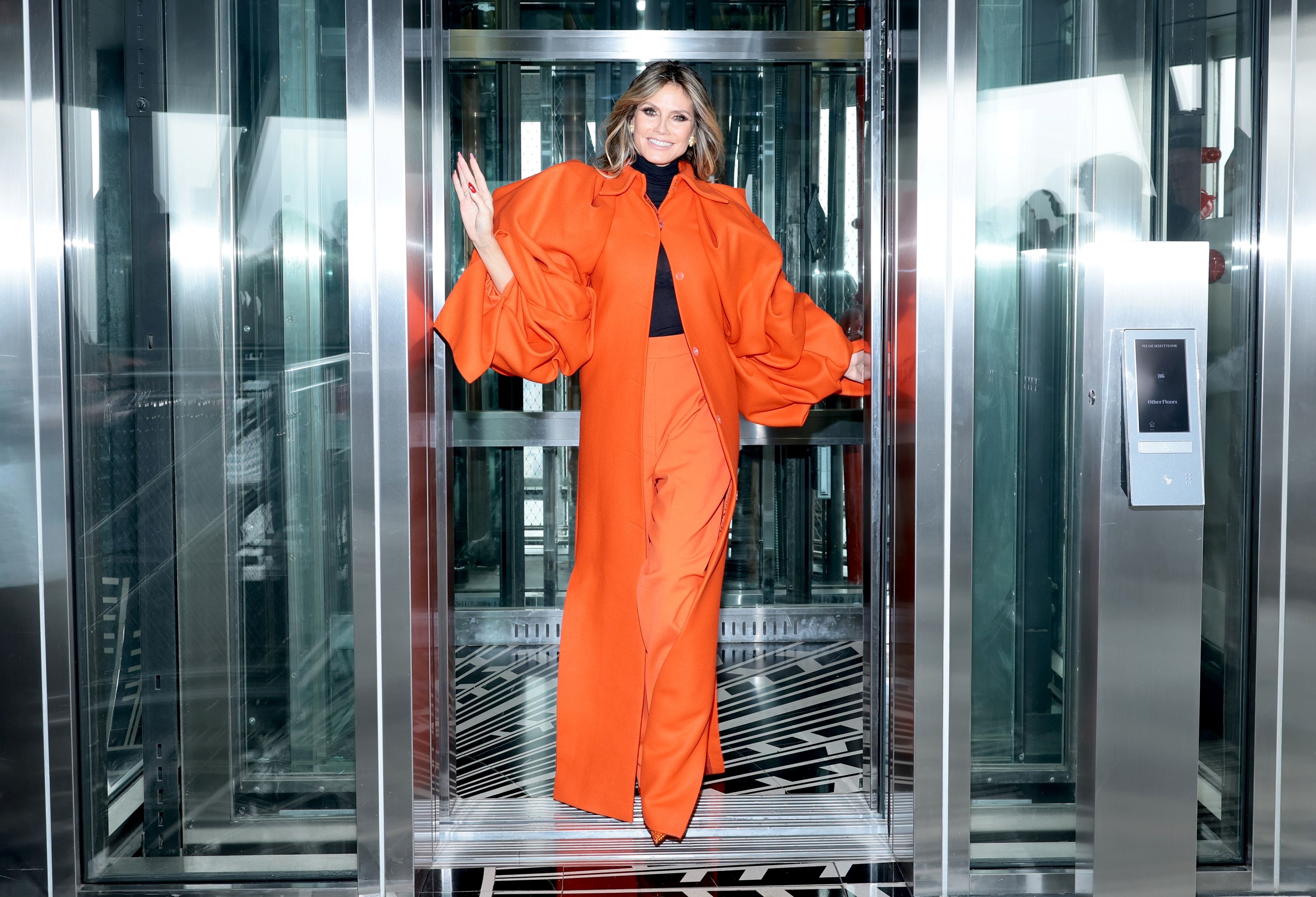 Heidi Klum on the 102nd Floor Observatory