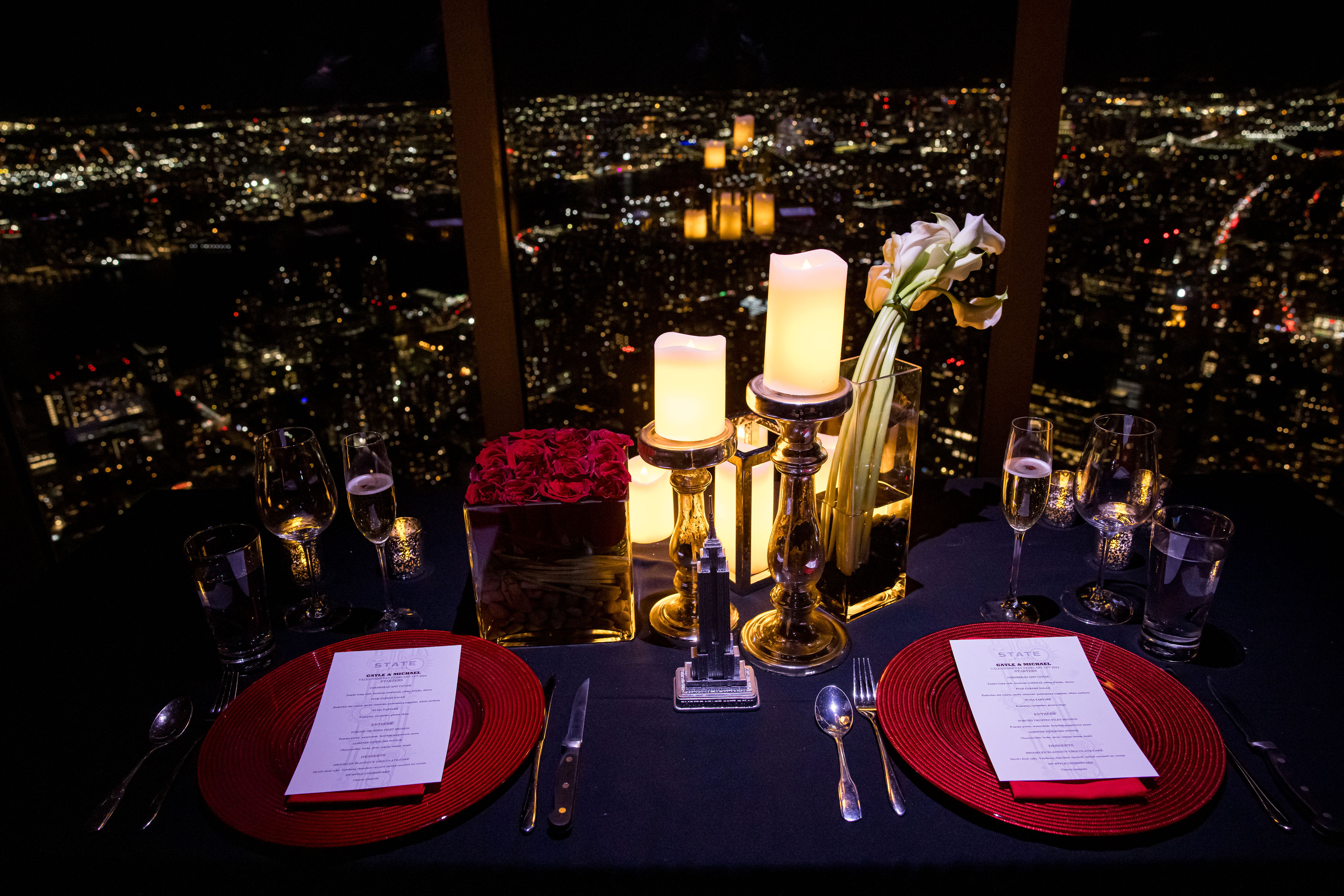 Exclusive dinner on the 102nd Floor Observatory