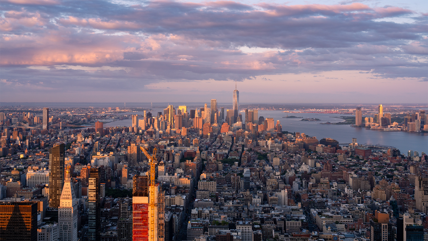 Guests visit the Empire State Building's 86th Floor Observatory