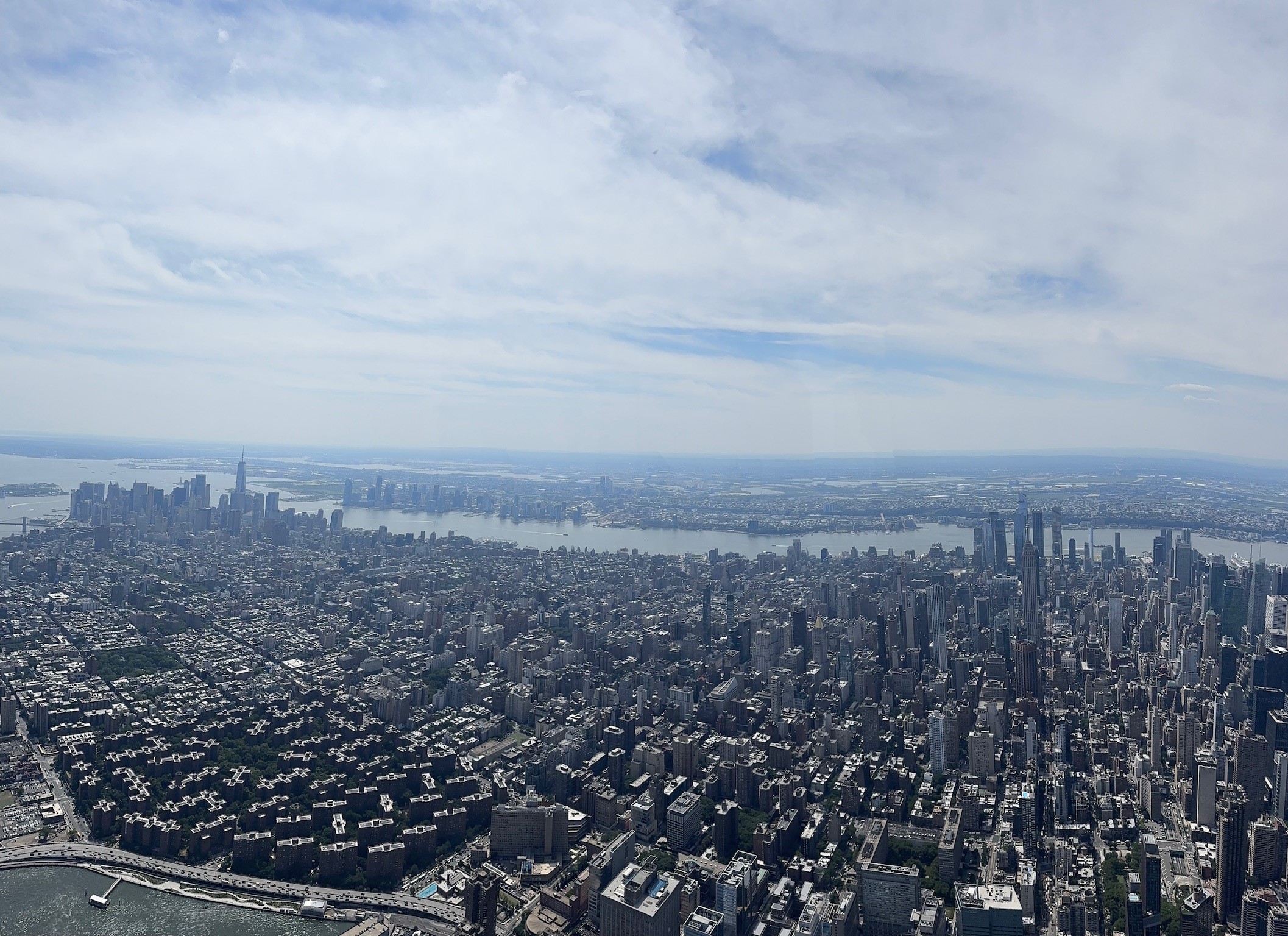 Skyline from Helicopter