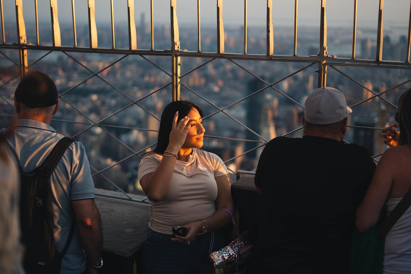 Guests visit the Empire State Building to get the best view of the NYC sunset