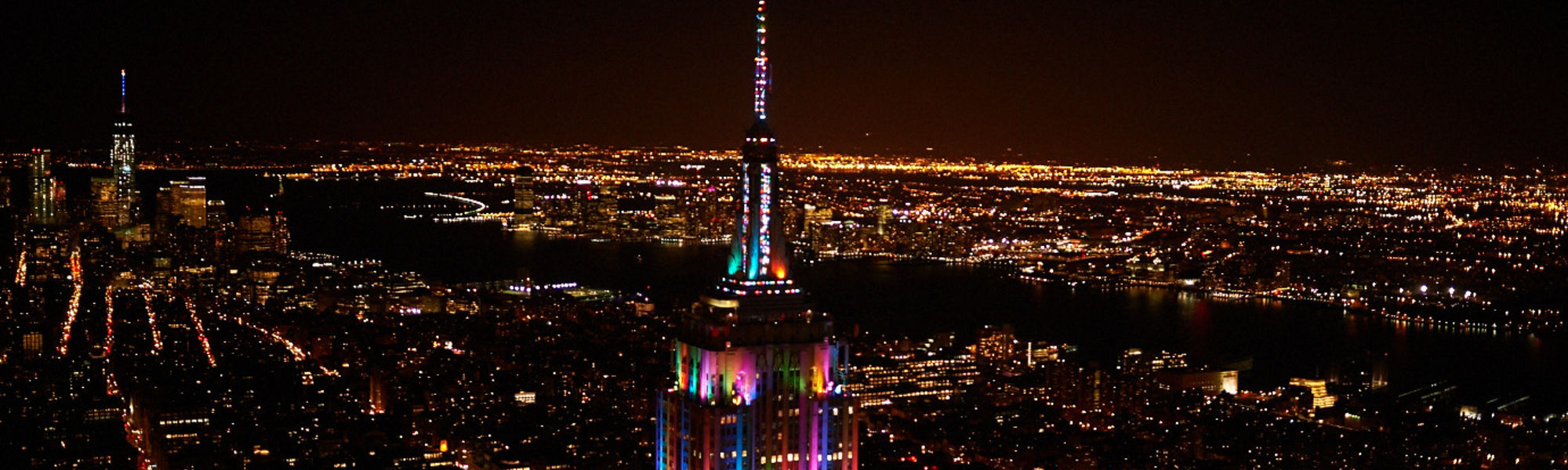 empire state building at night