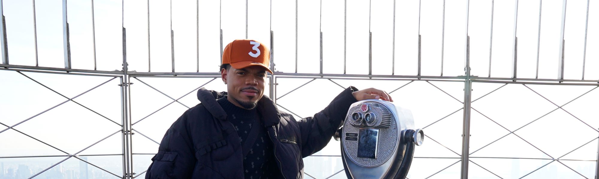 Chance The Rapper on the 86th Floor Observatory