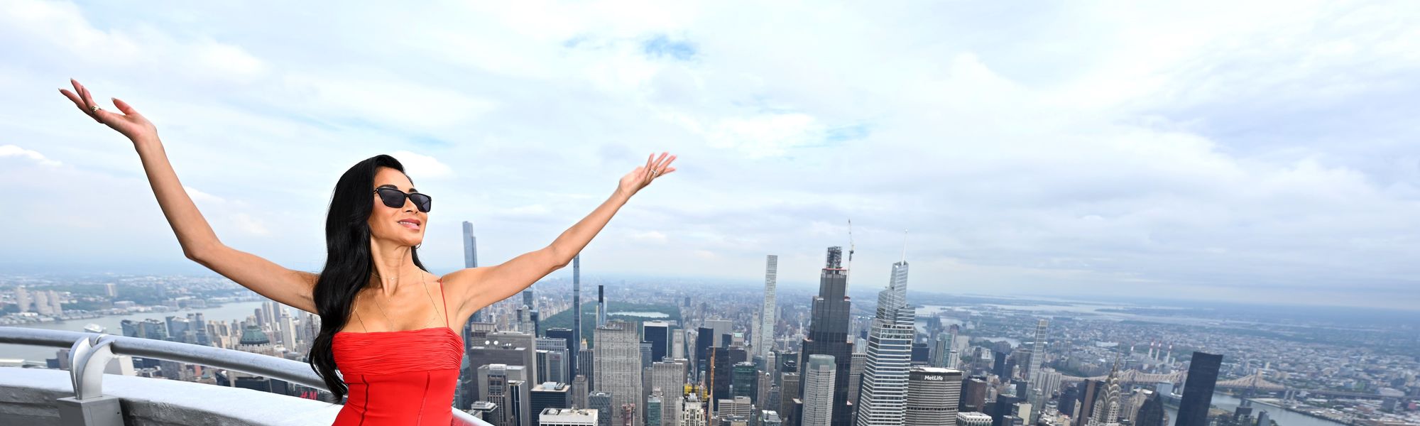 Nicole Scherzinger at the Empire State Building