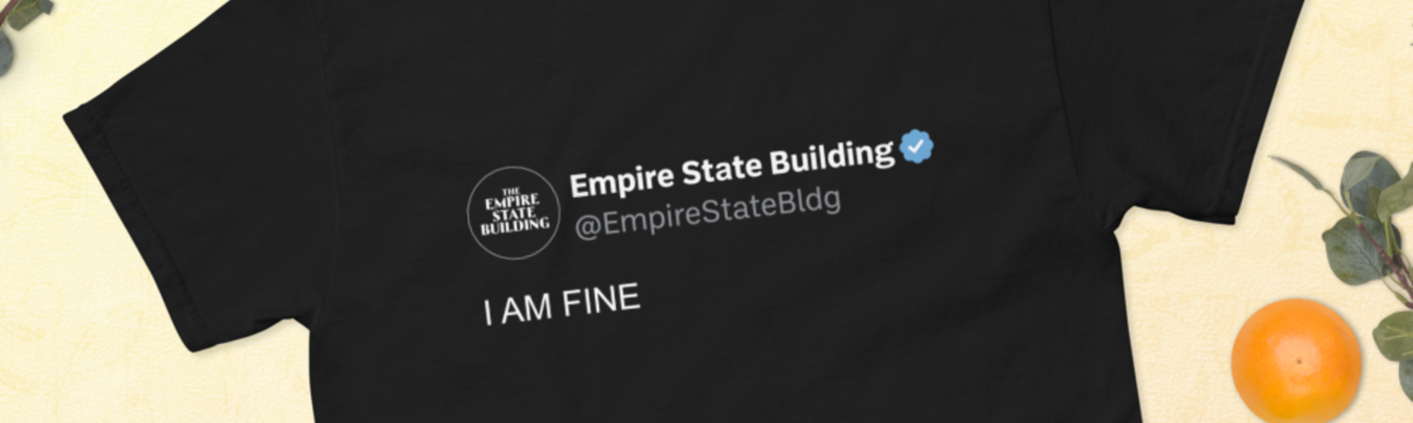 ESB's "I AM FINE" T-shirt