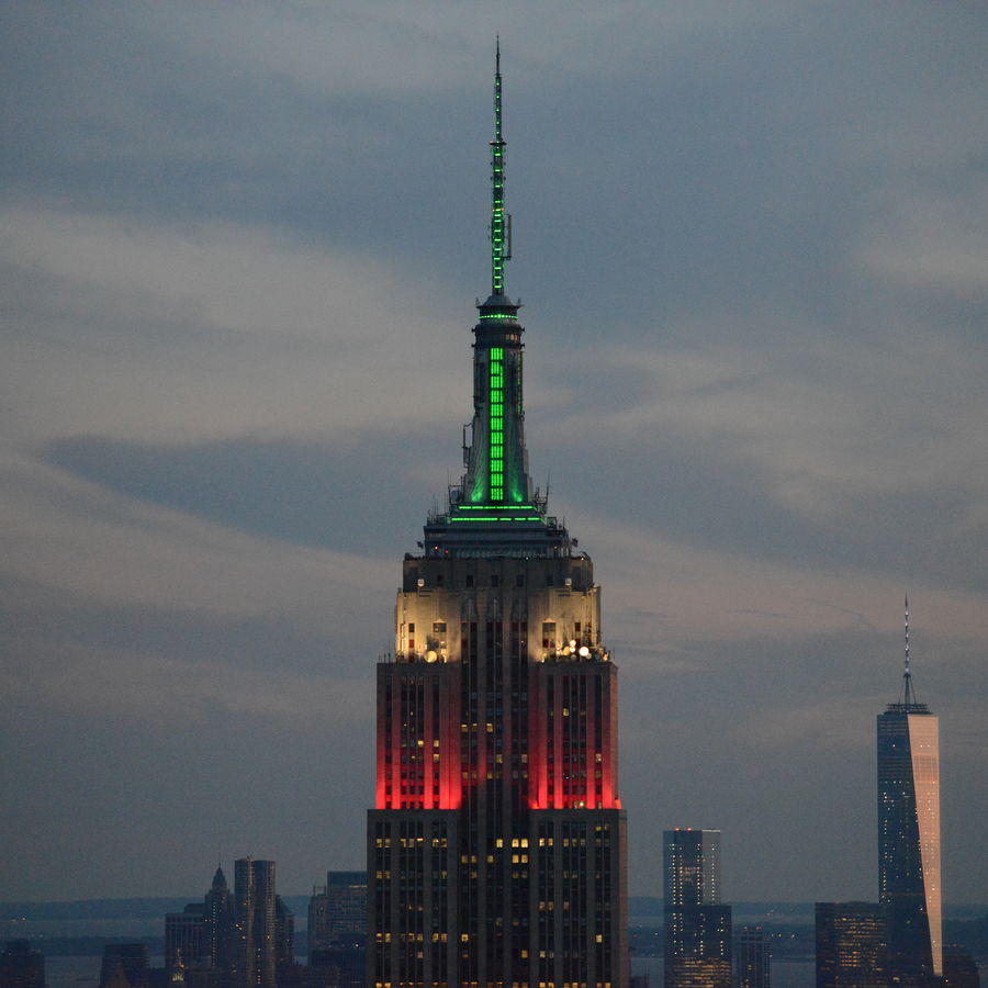 Belinda Lights ESB for Mexican Independence Day