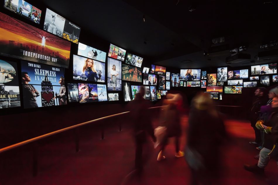 The movie exhibit at the Empire State Building