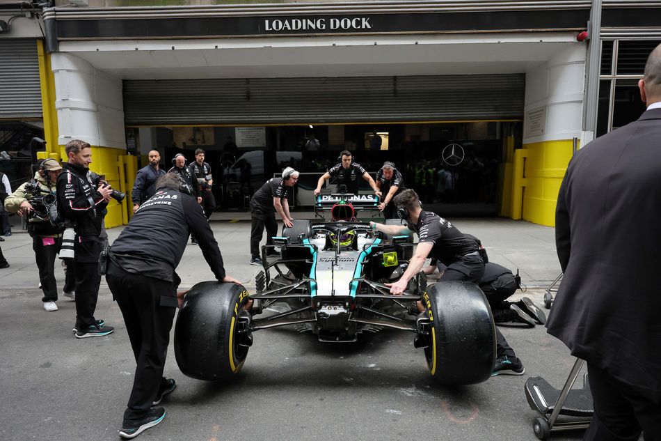 Mercedes F1 car at ESB