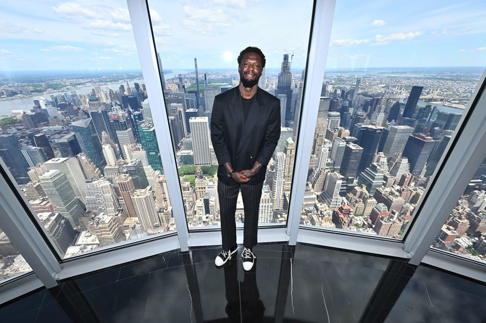 Julius Randle on the 102nd Floor Observatory