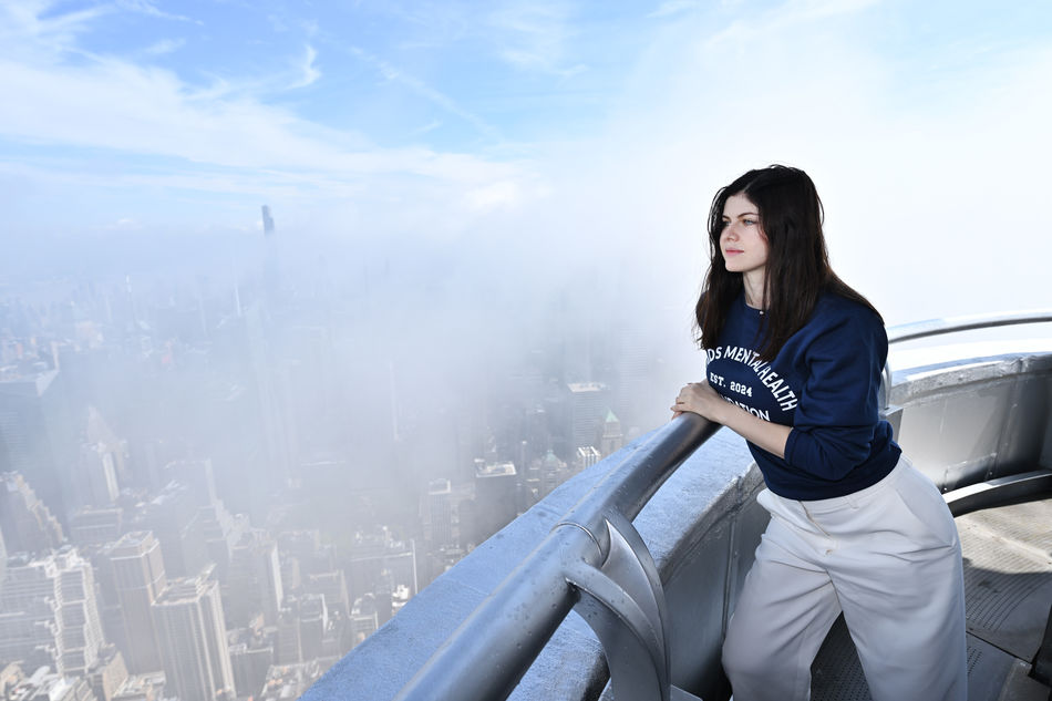 Alexandra Daddario visits ESB