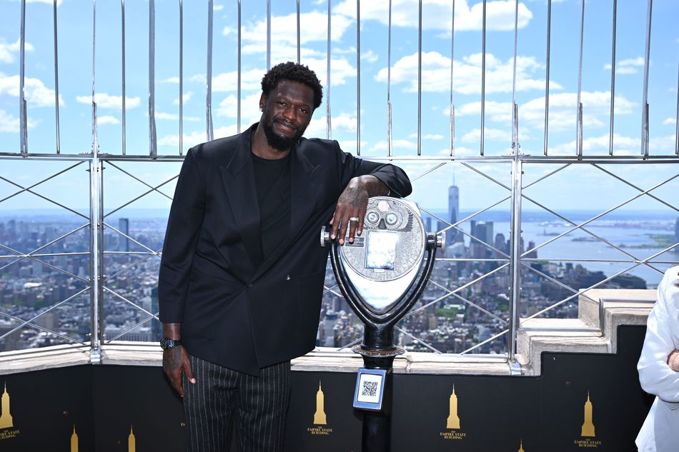 Julius Randle on the 86th Floor Observatory