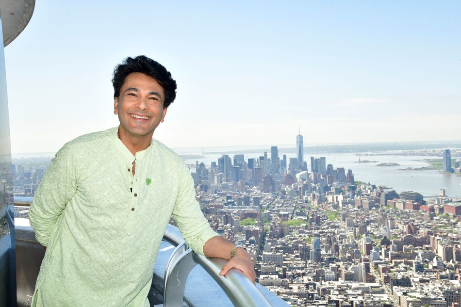 Vikas Khanna on the building's 103rd Floor