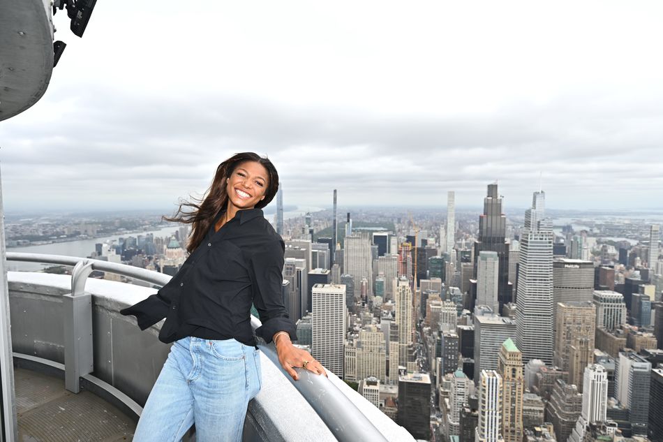 Gabby Thomas on the 102nd Floor Observatory