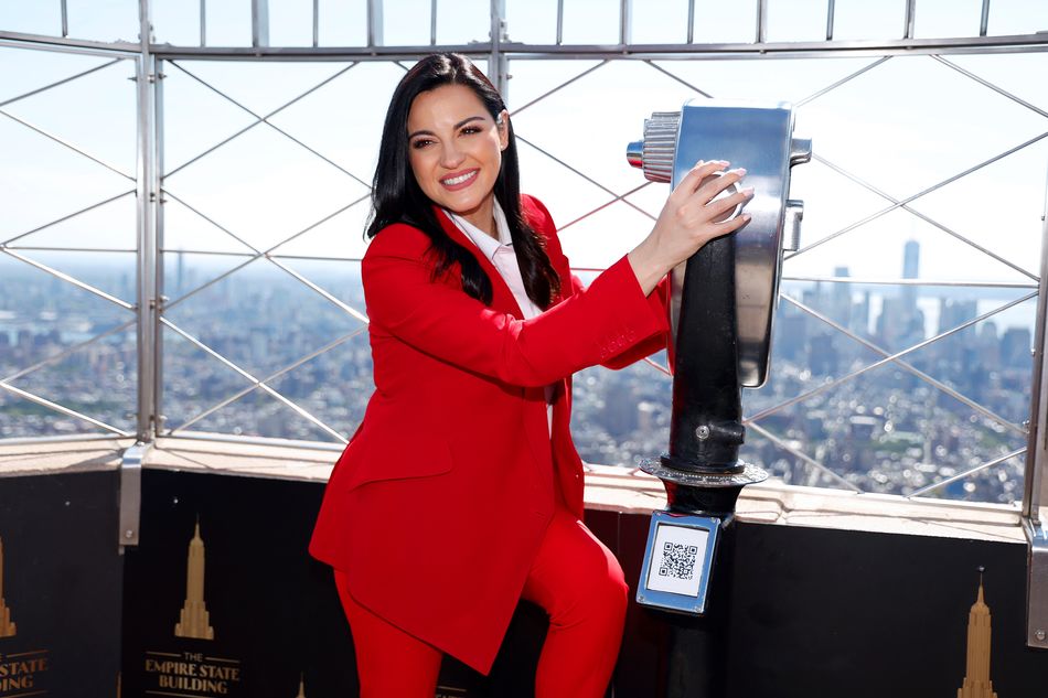 Maite Perroni visits ESB for Mexican Independence Day 2022