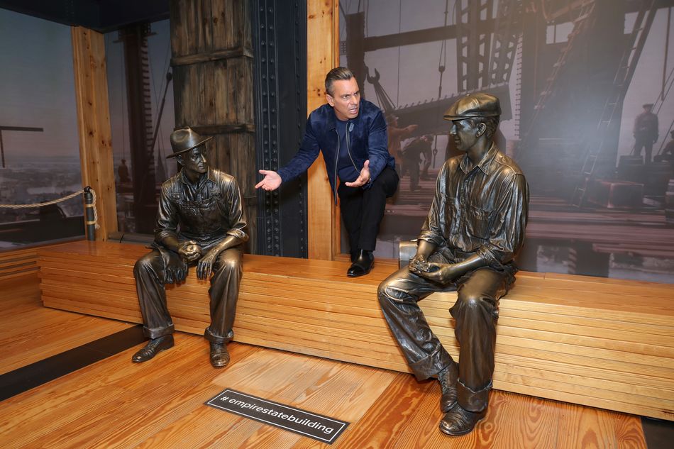 Sebastian Maniscalco at the Construction exhibit