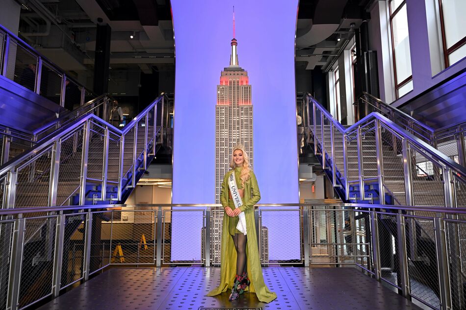 Miss Universe 2024 at the Grand Staircase