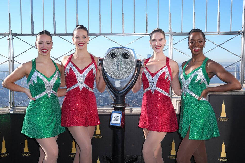 The Rockettes on the 86th Floor Observatory