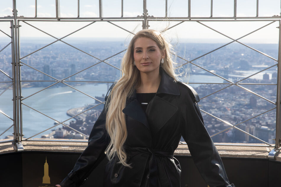 Meghan Trainor on the 86th Floor Observatory