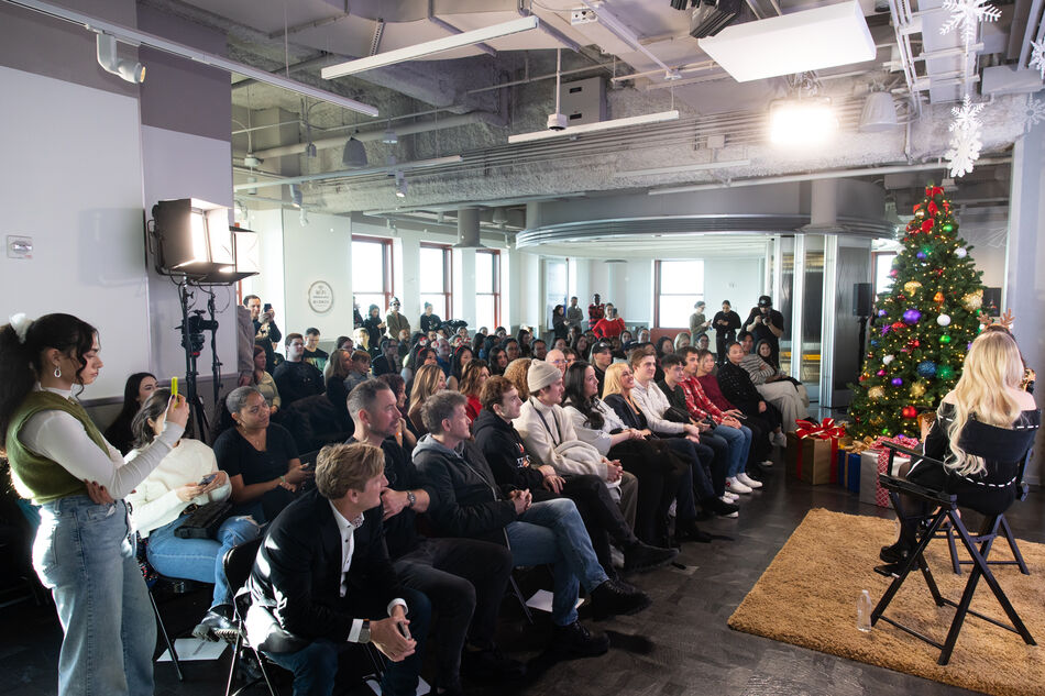 The audience at the Q&A