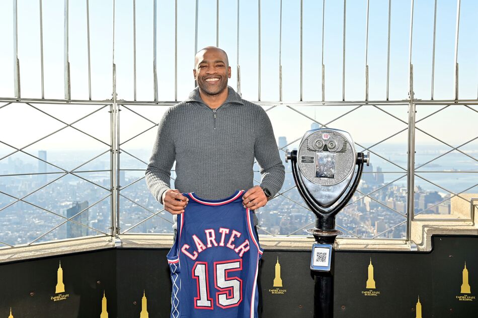 Vince Carter on the 86th Floor Observatory