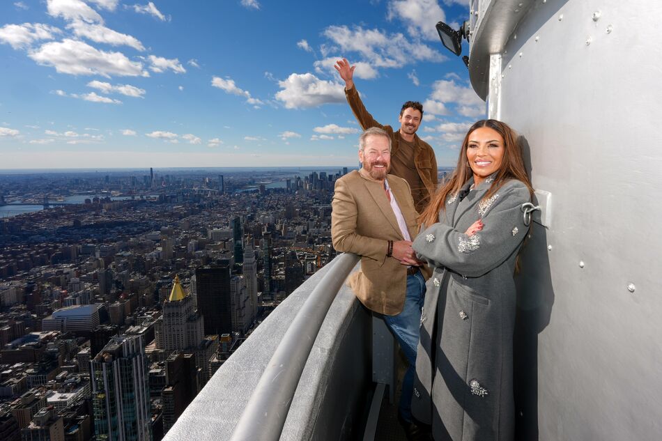 Dolores Catania, Dylan Efron, and Ivar Mountbatten on the 103rd Floor 