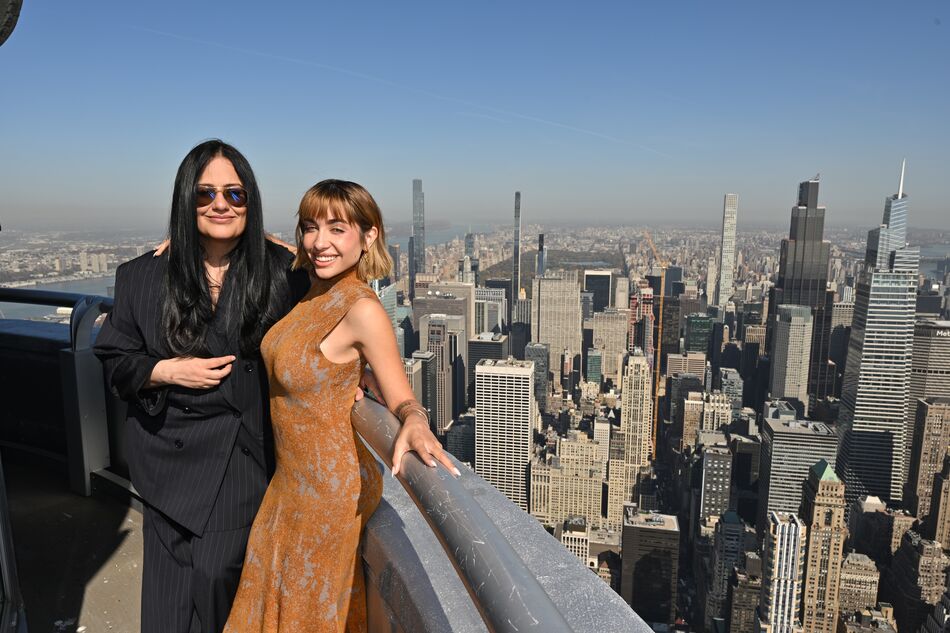 Maria Becerra and Sheila E.