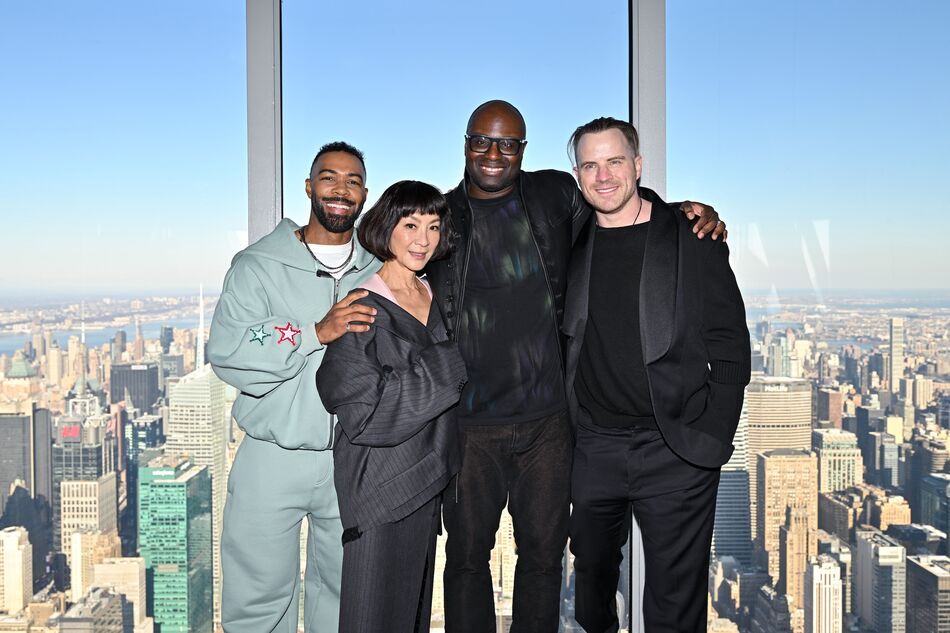 Michelle Yeoh, Omari Hardwick, Rob Kazinsky and Producer, Olatunde Osunsanmi Visited ESB to celebrate the premiere of Star Trek: Section 31