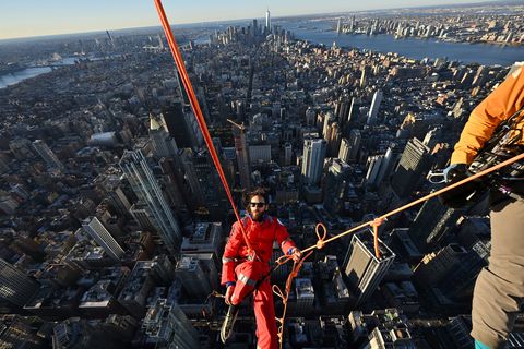 Jared Leto Climbs the Empire State Building