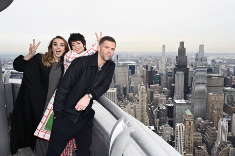 Chloe Fineman, Sarah Sherman, and Mikey Day on the 103rd Floor