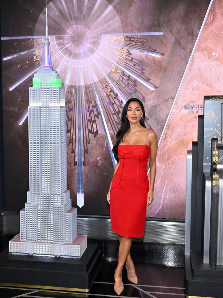 Nicole Scherzinger at the Empire State Building
