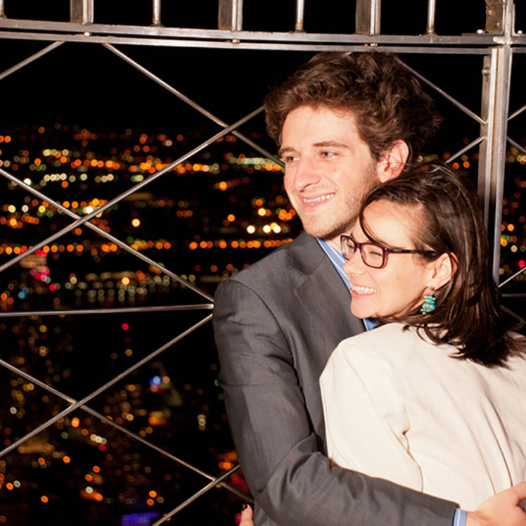 Couple on 86th Floor Empire State Building