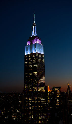 empire state building columbia blue 2020