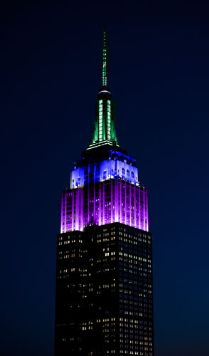Tower Lights Calendar| Empire State Building